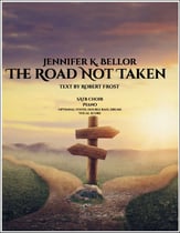 The Road Not Taken SATB choral sheet music cover
